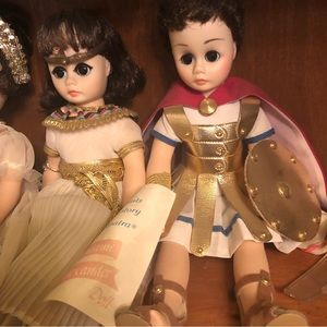 Madame Alexander, Anthony, and Cleopatra  portrait of history vintage collection